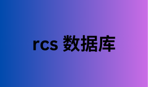 rcs 数据库 